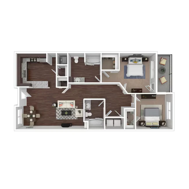 6th Street 5203 floor plan